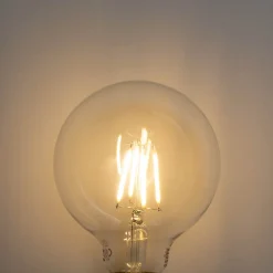 Ampoule LED E27 à intensité variable 3 niveaux G95 4W 450lm 2700K