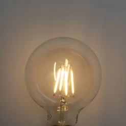 Ampoule LED E27 à intensité variable 3 niveaux G95 4W 450lm 2700K