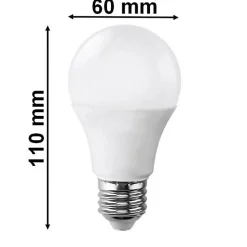 Ampoule LED E27 - SILUMEN - 9W - Blanc Froid 6000K - Pack de 5 - 30000 heures de vie
