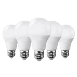 Ampoule LED E27 - SILUMEN - 9W - Blanc Froid 6000K - Pack de 5 - 30000 heures de vie