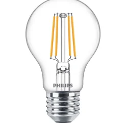 Ampoule LED E27 A60 470lm 4,3/40W blanc chaud l.6 x H.10,6 cm Philips
