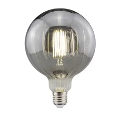 Ampoule LED E27 ballon à filament linéaire fumé blanc neutre Jacobsen