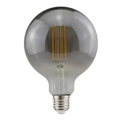Ampoule LED E27 ballon à filament linéaire fumé blanc chaud Jacobsen