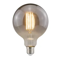 Ampoule LED E27 ballon à filament linéaire fumé blanc chaud Jacobsen