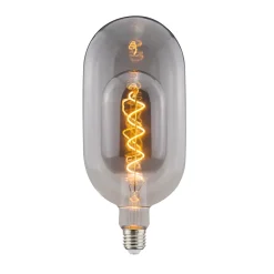 Ampoule LED E27 ballon à filament spirale fumé blanc chaud Jacobsen