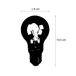Ampoule LED E27 dimmable en Kelvin A60 Goldline 8W 806lm 2000-2700K
