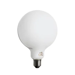 Ampoule LED E27 dimmable opale G125 5W 450lm 2700K