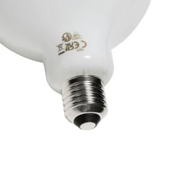 Ampoule LED E27 dimmable opale G125 5W 450lm 2200K