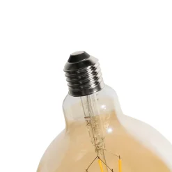 Ampoule LED E27 dimmable or 5W 450lm 3000K dorée G125