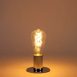 Ampoule LED E27 filament en spirale ST64 5W 400lm 2200K