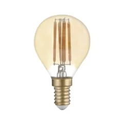 Ampoule LED E14 Filament 4W G45 - Blanc Chaud 2300K - 3500K - SILAMP