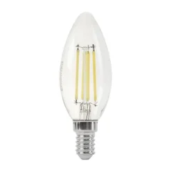 Ampoule LED E14 Filament 4W C35 Dimmable - Blanc Chaud 2300K - 3500K - SILAMP