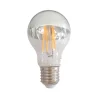 Ampoule LED E27 Filament 7W A60 Reflet Argent - Blanc Chaud 2300K - 3500K - SILAMP