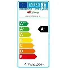 Ampoule LED E14 Flamme Filament 4W T35 - Blanc Chaud 2300K - 3500K - SILAMP