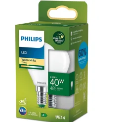 Ampoule LED E14 485lm blanc chaud 2,3W Philips Lighting