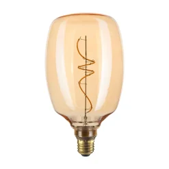 Ampoule LED E27 ovale Zepelin à filament ambrée Ø22cm 265lm blanc chaud Girard Sudron