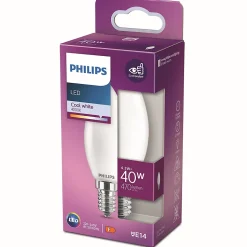Ampoule LED E14 (SES) 470lm 4.3W = 40W IP20 blanc froid Philips