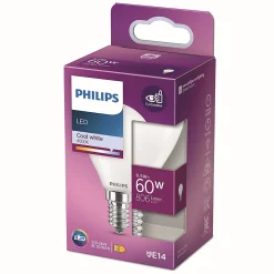 Ampoule LED E14 (SES) 806lm 6.5W IP20 blanc froid Philips