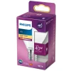 Ampoule LED E14 (SES) standard dépolie 470lm 4.3W = 40W IP20 blanc chaud Philips