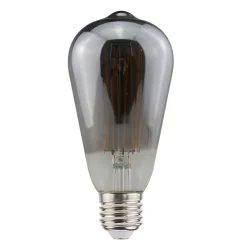 Ampoule LED E27 st64 à filament linéaire fumé blanc chaud Jacobsen