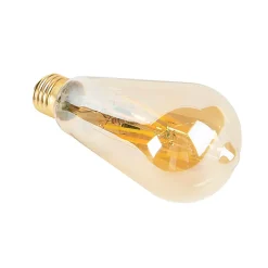 Ampoule LED E27 ST64 Dim to Warm Dorée 8W 806lm 2000-2700K