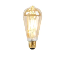 Ampoule LED E27 ST64 Dim to Warm Dorée 8W 806lm 2000-2700K