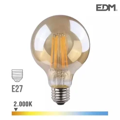 Ampoule LED E27 8W Globe G80 é