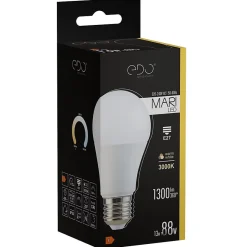 Ampoule LED E27 13W 3000K blanc chaud 1300 lm EDO777589 MARI EDO