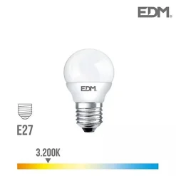 Ampoule LED E27 7W Ronde équiv