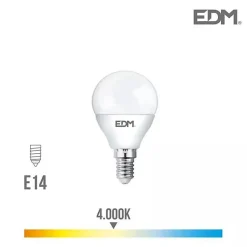 Ampoule LED E14 5W Ronde équiv
