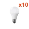 Ampoule LED E27 9W 220V A60 180 degrés (Pack de 10) - Blanc Chaud 2300K - 3500K - SILAMP