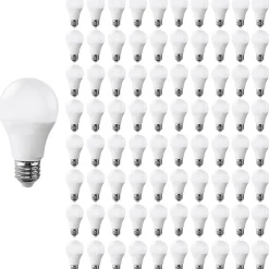 Ampoule LED E27 9W 220V A60 180 degrés (Pack de 100) - Blanc Chaud 2300K - 3500K - SILAMP