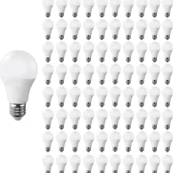 Ampoule LED E27 15W 220V A65 (Pack de 100) - Blanc Neutre 4000K - 5500K - SILAMP