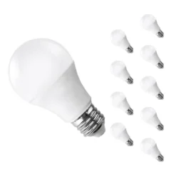 Ampoule LED E27 18W 220V A70 (Pack de 10) - Blanc Chaud 2300K - 3500K - SILAMP