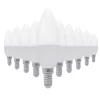Ampoule LED E14 8W 220V C37 180 (Pack de 10) - Blanc Neutre 4200k - 5500k - SILUMEN