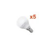 Ampoule LED E14 8W 220V G45 300 degrés (Pack de 5) - Blanc Neutre 4000K - 5500K - SILAMP