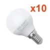 Ampoule LED E14 8W 220V G45 300 degrés (Pack de 10) - Blanc Neutre 4000K - 5500K - SILAMP