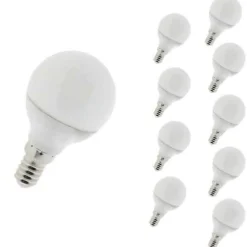 Ampoule LED E14 6W 220V G45 Dimmable - SILUMEN - Blanc Froid 6000K - 8000K - Globe