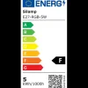 Ampoule LED E27 5W 220V RGB - SILUMEN - Multicolore - Standard