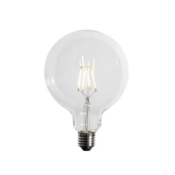 Ampoule LED filament spirale E27 dimmable 3 niveaux G125 4W 450lm 3000K