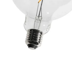 Ampoule LED filament spirale E27 dimmable G125 4W 270lm 2700K