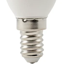 Ampoule LED flamme E14 470lm 4.2W = 40W Ø3.5cm Diall blanc chaud
