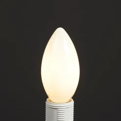 Ampoule LED flamme E14 470lm 3.4W = 40W Ø3.5cm Diall blanc chaud et blanc neutre