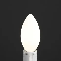 Ampoule LED flamme E14 470lm 3.4W = 40W Ø3.5cm Diall blanc chaud et blanc neutre