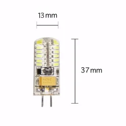 Ampoule LED G4 12V 3W SMD2835 24LED 360 degrés - Blanc Chaud 2300K - 3500K - SILAMP