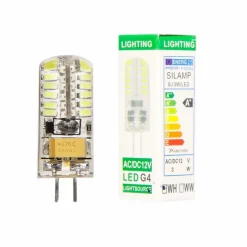 Ampoule LED G4 12V 3W SMD2835 24LED 360 degrés (Pack de 10) - Blanc Neutre 4000K - 5500K - SILAMP