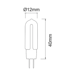 Ampoule LED G4 1,6W 360 3000K - Lampadine