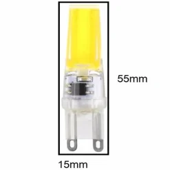 Ampoule LED G9 3W 220V COB 360 - SILUMEN - Blanc Neutre 4200k - Puissance équivalente 18W - Durée de vie 20000h