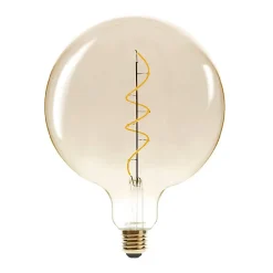 Ampoule LED Globe ambrée - filament torsadé E27 D20 cm - Atmosphera