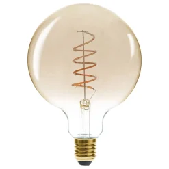 Ampoule LED Globe ambrée - filament torsadé E27 D13 cm - Atmosphera
